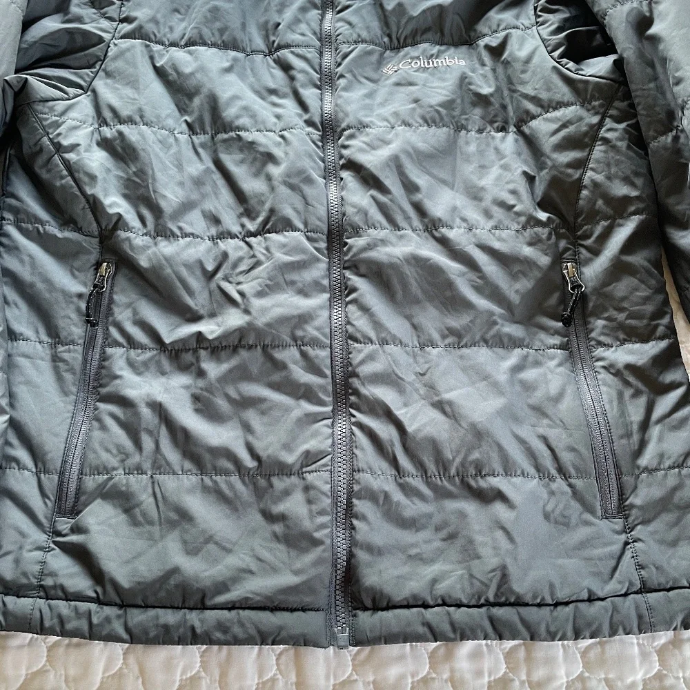 Columbia‎ Omni-Heat Puffer Jacket Gray  Size Medium